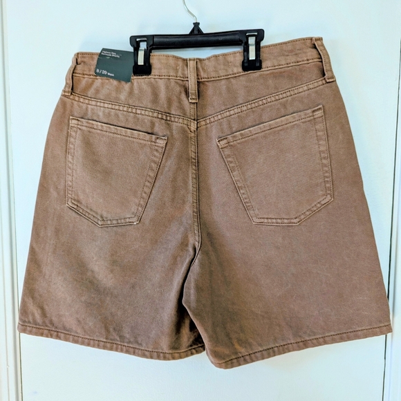 Hand painted Mushroom Shorts Swamplife Handmade Upcycle Artistic Streetwear - Picture 5 of 5